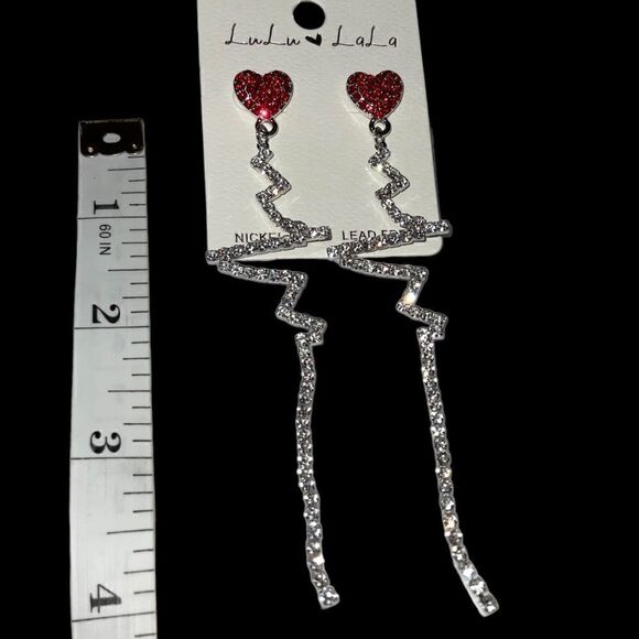NWT HEARTBEAT EARRINGS   - Picture 2 of 7